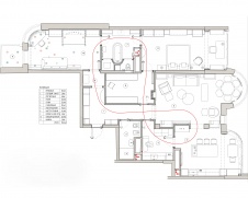 Планировка семейной 3-х комнатной квартиры с эркером и тремя балконами в новостройке.