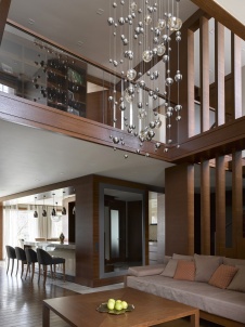 Фото интерьера гостиной дома в стиле эко