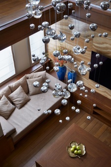 Фото интерьера гостиной дома в стиле эко