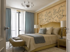 Фото интерьера спальни квартиры в американском стил