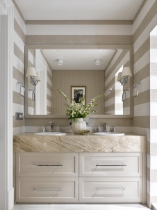 Фото интерьера санузла квартиры в американском стиле