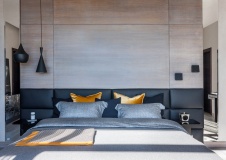 Фото интерьера спальни дома в стиле минимализм