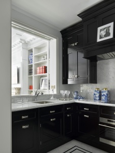 Фото интерьера кухни квартиры в американском стиле