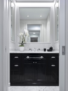 Фото интерьера санузла квартиры в американском стиле