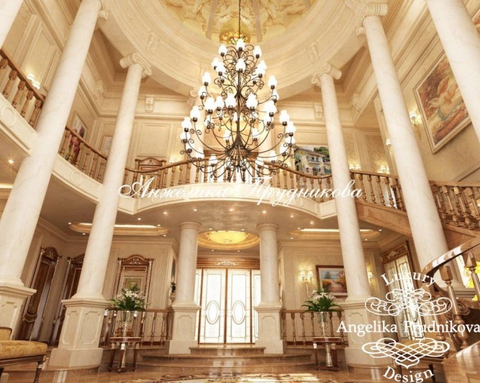 Дизайн дома в классическом стиле в Санкт-Петербурге