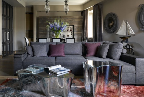 Мужская квартира в неоклассике