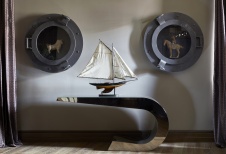 Фото интерьера гостиной квартиры в стиле неоклассика