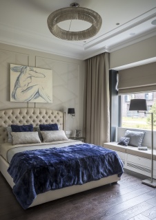 Фото интерьера спальни квартиры в стиле минимализм