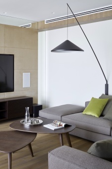 Фото интерьера гостиной квартиры в стиле минимализм