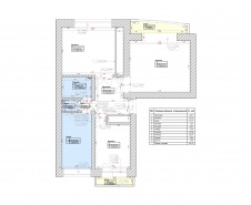 Планировка квартиры до реконструкции.