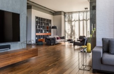 Фото интерьера гостиной дома в стиле эко