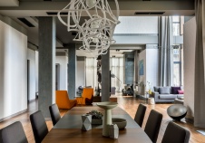 Фото интерьера столовой дома в стиле эко