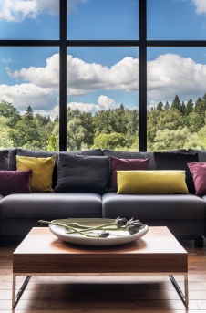 Фото интерьера зоны отдыха дома в стиле эко