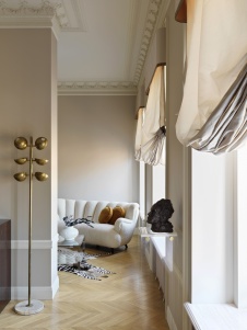 Фото интерьера зоны отдыха квартиры в стиле фьюжн