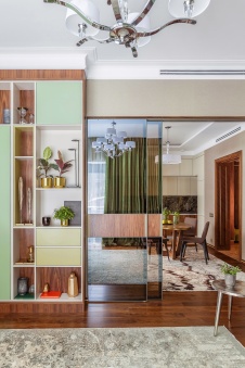 Фото интерьера гостиной квартиры в стиле эко