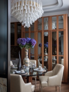 Фото интерьера столовой в стиле фьюжн