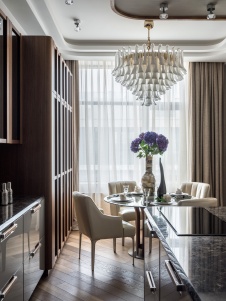 Фото интерьера кухни в стиле фьюжн