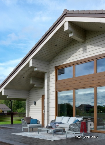 Фото террасы гостевого дома в стиле эко