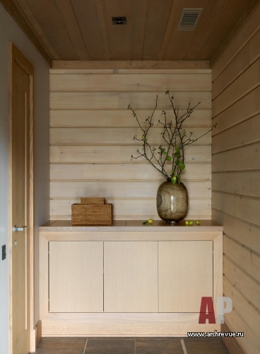 Фото интерьера входной зоны гостевого дома в стиле эко