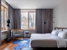 Фото интерьера спальни дома в стиле авангард