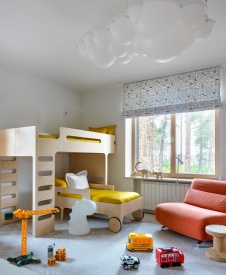Фото интерьера детской дома в стиле авангард