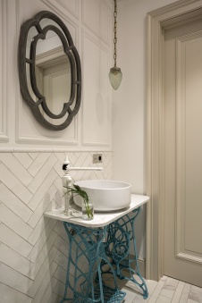 Фото интерьера санузла квартиры в стиле фьюжн