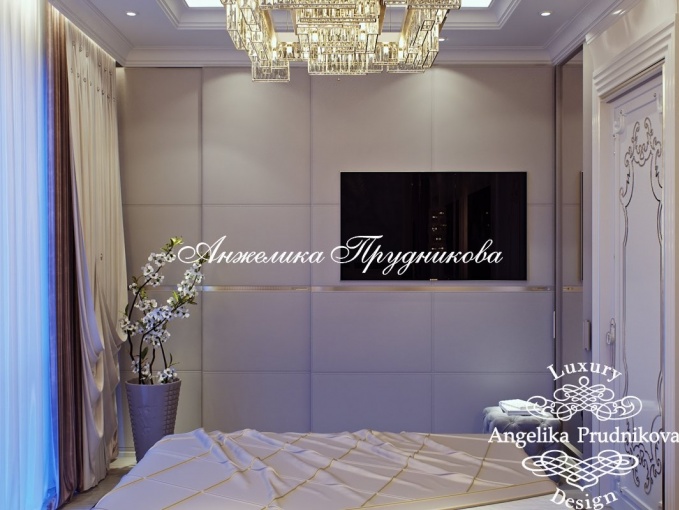 Дизайн-проект интерьера спальни в стиле ар-деко в ЖК Barkli Residence