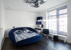 Фото интерьера детской пентхауса в стиле минимализм