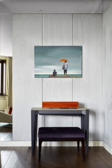 Фото интерьера прихожей квартиры в стиле фьюжн