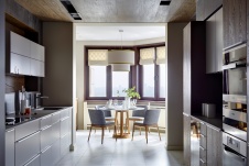 Фото интерьера столовой квартиры в стиле фьюжн