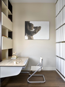 Фото интерьера кабинета квартиры в стиле фьюжн