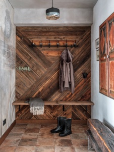 Фото интерьера прихожей квартиры в стиле лофт