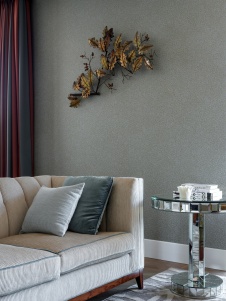 Фото интерьера гостиной квартиры в стиле фьюжн