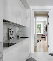 Фото интерьера кухни квартиры в стиле фьюжн