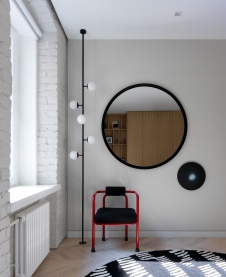 Фото интерьера спальни квартиры в стиле фьюжн