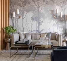 Фото интерьера гостиной квартиры в стиле неоклассика