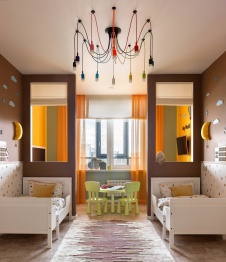 Фото интерьера детской квартиры в стиле неоклассика