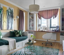 Фото интерьера детской квартиры в стиле неоклассика