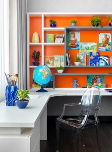 Фото интерьера детской пентхауса в стиле фьюжн