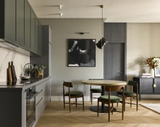 Фото интерьера столовой квартиры в стиле фьюжн