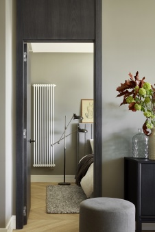 Фото интерьера спальни квартиры в стиле фьюжн