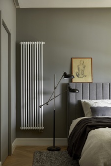 Фото интерьера спальни квартиры в стиле фьюжн