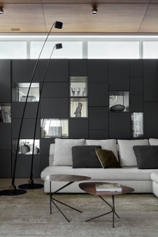 Фото интерьера гостиной дома в стиле минимализм