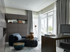 Фото интерьера кабинета дома в стиле минимализм