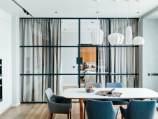 Фото интерьера столовой в стиле минимализм