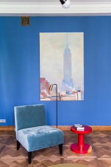 Фото интерьера гостиной квартиры в стиле фьюжн