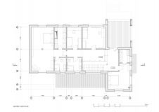 Планировка 2 этажа 2-х этажного каркасного дома из клееного бруса по индивидуальному проекту.
