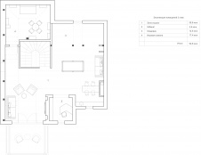 Планировка мансарды 4-х уровневого дома. Общая площадь – 530 кв. м.