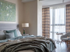 Фото интерьера спальни квартиры в стиле минимализм