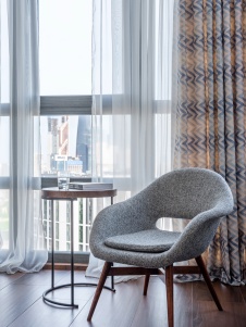 Фото интерьера спальни квартиры в стиле минимализм